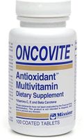 Oncovite Antioxidant Multivitamin, Coated Tablets 100 ea (Pack of 2)