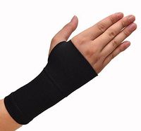 CTHOPE Compression Wrist Support Sleeve Medical Recovery Wrist Brace Palm Hand Carpal Tunnel Wraps for Pain, Sprains, Carpal Tunnel, Tendonitis, Arthritis (Black, M)