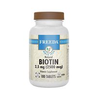 Freeda Vitamins Biotin 2.5mg 100 Tabs