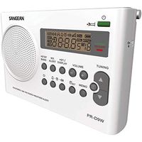 Sangean Portable AM/FM/NOAA Alert Radio With Rechargeable Battery