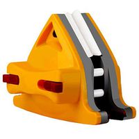 QUANOVO Double-Sided Magnetic Glass Wiper Window Cleaner Universal Ball Rolling Anti-Pinch Design for High-Rise Double Glazed Windows 5-35Mm Yellow