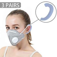 3 Pack Anti-Slip Ear Hooks, Comfortable Wear Glasses with Medical Silicone Ear Hook for Student/Children/Adult/Senior (Blue)