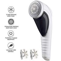 WLNKJ Lint Remover, 2 Gear Adjustment Electric Sweater Fabric Shaver Quickly and Effectively for Sofa/Blanket/Scarf/Wool - Portable Travel Business Trip