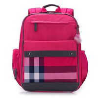 F&W WF Backpack-Student Bag 1-3 Grade Reducer Ridge Retractable Elastic Shoulder Backpack (Color : Pink)