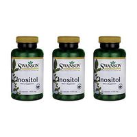Swanson Inositol 650 mg 100 Caps 3 Pack