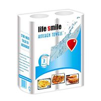 wenyujh 2 Rolls Double Layer Paper Towels Kitchen Paper Towels Toilet Paper Bulk