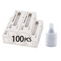 100PCS Ear Thermometer Probe Covers Disposable Thermoscan Refill Cap Lens Filters Digital Thermometers Cover Earmuffs for Kids Adult