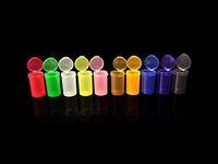 6 DRAM Small Round HINGED Container Crafts, RX Pill Bottles CONTAINERS Mix Color (600)