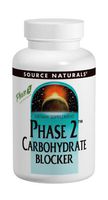 SOURCE NATURALS Phase 2 Carbohydrate Blocker 500 Mg Wafer, 60 Count