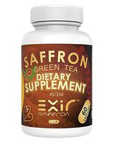 EXIR® Brain Function Booster Mind Enhancing Supplement for Focus, Energy, Memory, Mental Clarity - Super Potency Saffron + Saffron Extract 45-mg, 60 Capsule