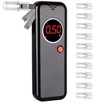 Breathalyzer Breathalizer for Alcohol Professional BAC Tester Breath Analyzer with 10pcs Mouthpieces
