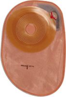 Coloplast Assura One-Piece Closed Pouch with Integrated Charcoal Filter and Oval Pre-Cut Nonconvex Skin Barrier 1-9/16" Stoma Opening, Anatomical Design, 350mL, 7" L, Medium, Opaque, Flexible Adhesive, Soft Cloth on Front and Back (Box of 30 Each)