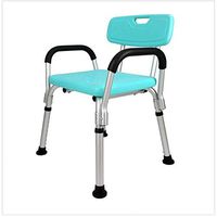 Guo shop Portable Bath Seat, Green Anti-Slip Bench Bathtub Stool Seat,Medical Tool-Free Assembly Spa Bathtub Shower Lift Chair, Shower Bench with Armrests and Back for Elderly,
