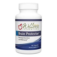 Brain Protector with Fisetin, Longvida Curcumin, AuroraBlue and NaRALA - Memory, Focus Supplement (60 Capsules)