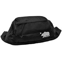 Cali Crusher 100% Smell Proof Fanny Pack w/Combo Lock (Black/White)