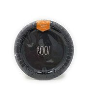 Rae Dunn Black Boo! Desert Paper Plates