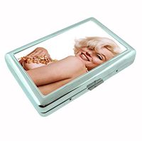 Marilyn Monroe Naked with Necklace Metal Silver Cigarette Case Holder Box Sexy Smoking Sexy Classic