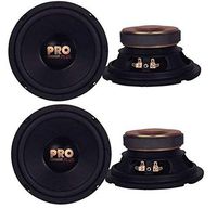 4) Pyramid W64 6.5" 800 Watt Car Audio Midrange/Mid Bass Poly Woofers Speakers