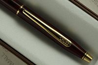 Cross Made in the USA Century Classic Red Wood Lacquer , 23k Gold Appointments with 0.5mm Lead Pencil