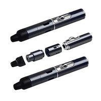 3 Pcs Detachable Build in Pipe - Advanced Idea Herb Tool Detachable (Black)