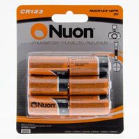 Nuon - (12 Pack) CR123-12PK 3V CR123 Lithium Battery