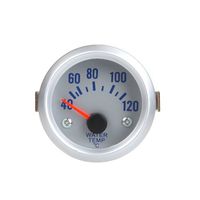 Walmeck Water Temperature Meter Gauge with Sensor for Auto Car 2" 52mm 40~120Celsius Degree Blue Light