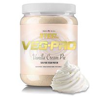 Steel Supplements Veg-PRO Vegetable Pea Protein Isolate Powder Supplement Natural Organic Vegan 1.5 Pounds (Vanilla Cream Pie)