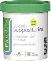 GLYCERIN SUPP ADULT FLEET 50EA