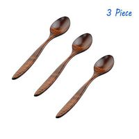 MOTZU 3 Pack Creative Wave Wooden Spoons,Premium Cooking Spoon,Natural,Durable,Kitchen Tool