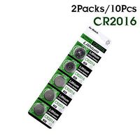Battery CR2016 LM2016 BR2016 DL2016 KCR2016 3V Coin Cell 10Pcs for Watch Toy