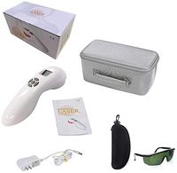 Cold Laser Therapy Device for Pain Relief for Knee, Shoulder, Back, Joint & Muscle Pain and Much More, for Humans & Animals, Low-Level Red Light Hand Held Unit, with Safety Goggles