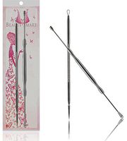 Inspiration High Quality 2 in 1 Ear Wax Pick, Earpick Curette Wax Removal Remover Cleaner Home Tool (Earpick and Acne Extractor)