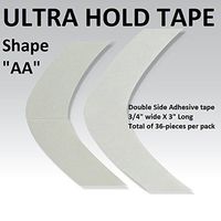 Ultra Hold Adhesive Support Tape Contour Shape "AA" 36PCS