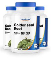 Nutricost Goldenseal Root 600mg, 120 Capsules (3 Bottles) - Non-GMO, Gluten Free, Veggie Caps