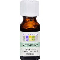 Aura Cacia 100 Percent Pure Tranquility Essential Oil Blend, 0.5 Ounce - 6 per case.
