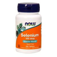 Selenium, 100mcg, 100 Tabs by Now Foods (Pack of 6)