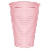 Classic Pink Plastic Cups 12oz Solid 240ct