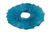 LANGSHA 100Pcs 4"x6" Sheer Drawstring Organza Jewelry Pouches Wedding Party Christmas Favor Gift Candy Bags (Turquoise)
