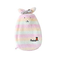 Kanngest Premium Classic Rubber Hot Water Bottle with Cute Rabbit Soft Fleece Cover Great for Pain Relief, Hot and Cold Therapy