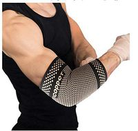 Elbow Brace Compression Sleeve - Elastic Support, Tendonitis Pain, Tennis Elbow, Golfer's Elbow, Arthritis, Bursitis, Basketball, Baseball, Football, Golf, Lifting, Sports