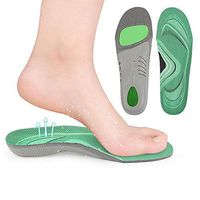 Men Women Pain Relief Arch Support Insoles Shock Absorption Cushion Sports Inserts for Flat Feet Running Athletic Gel Shoe Insoles Breathable TPU for Plantar Fasciitis