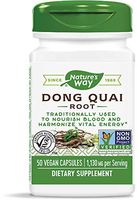 Nature's Way Dong Quai Root 565 mg, 50 Vegetarian Capsules, Pack of 2
