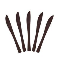 Cutdek Knives Plastic Forks Spoons Knives 50ct Party Catering Picnic Disposable New! (Counts: 50, Colors: Black)