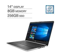 HP Notebook 14" 14-cf1015cl, Core i5-8265U, 8GB RAM/256GB SSD, Natural Ash Silver (Certified Refurbished)