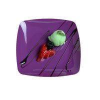 FL-1506-PRP 5.5" Purple Renaissance Dessert Plates 120/Case