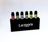 Lazoora Essential Oil Set 6 Pack (Peppermint, Lavender, Tea Tree, Orange, Eucalyptus, Lemongrass) 10ml Each