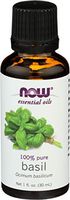NOW Basil Oil 100% Pure - 1 fl oz (Pack of 2)