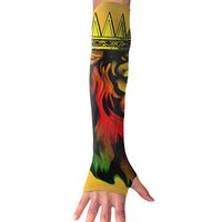 Mipu Shangmao Rasta Lion Jamaican Flag Anti-UV Sleeves Gloves Sun Protection Sports Protective Sleeves