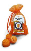 Hubbardston Candle Company Blood Orange Scented Beeswax Melts, Hand Poured (12)