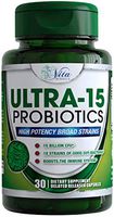 Ultra Probiotics for Women and Men - High Potency 18 Strain Probiotic with Prebiotic Vegan Gluten Free Supplement Includes lactobacillus acidophilus for Gut Health Constipation IBS and Immune Support